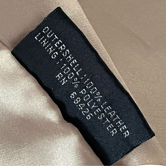 Vintage Tan Soft Leather Blazer Size XL Boho Bohemian Coat Jacket - Picture 5 of 6